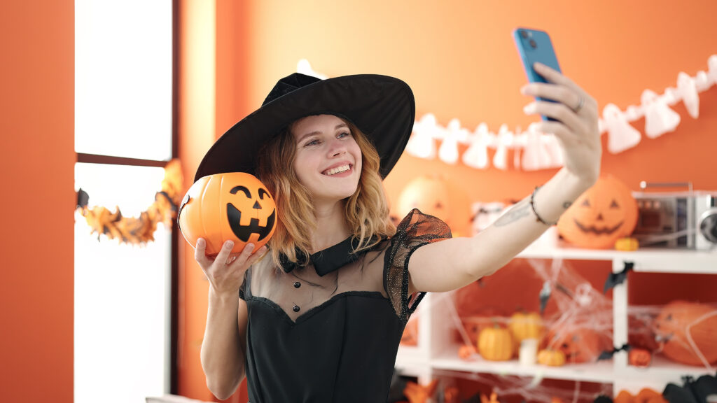 halloween selfie