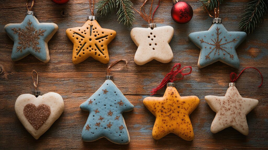 DIY salt dough holiday ornament