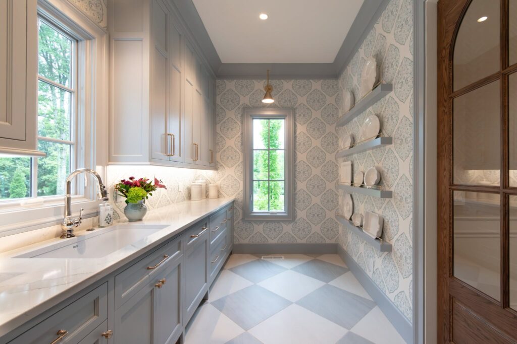 grey cabinetry